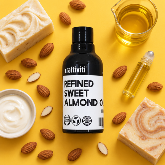 Refined Sweet Almond Oil (Italy & Spain) - Cosmetic Grade