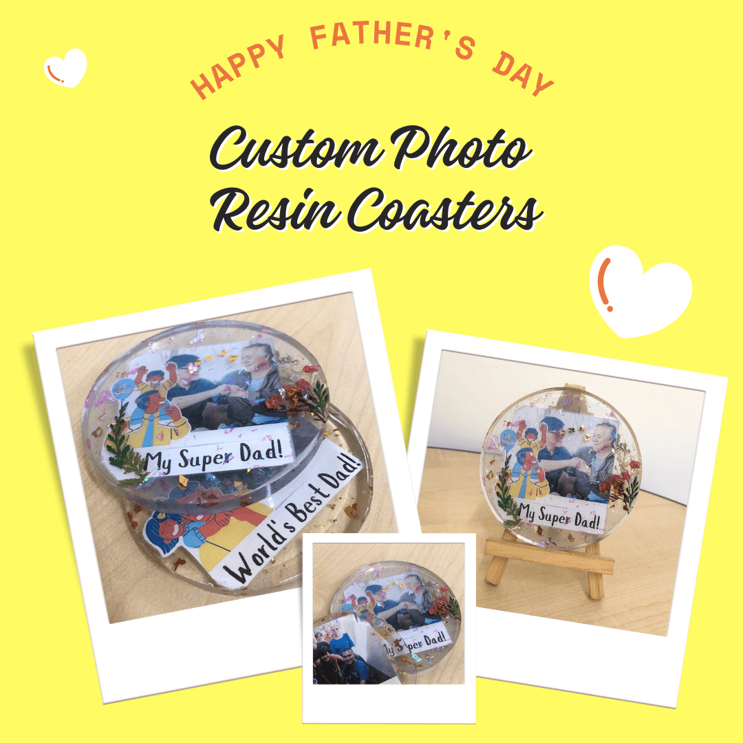 Custom Photo Resin Coasters