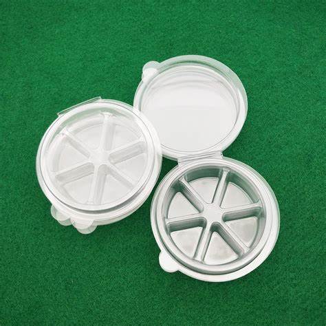 Round Wax Melt Clamshell Mold - 6pcs