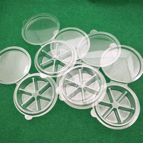 Round Wax Melt Clamshell Mold - 6pcs