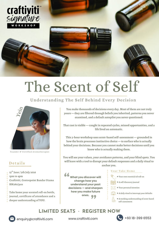 The Scent of Self — A Signature Self-Discovery Workshop (13th June / 5th July)