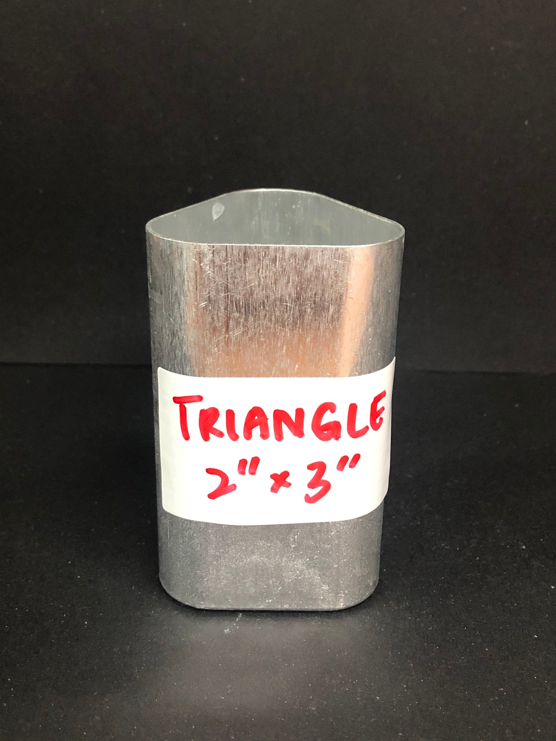 Triangle Aluminium Candle Mold - 2" x 3"