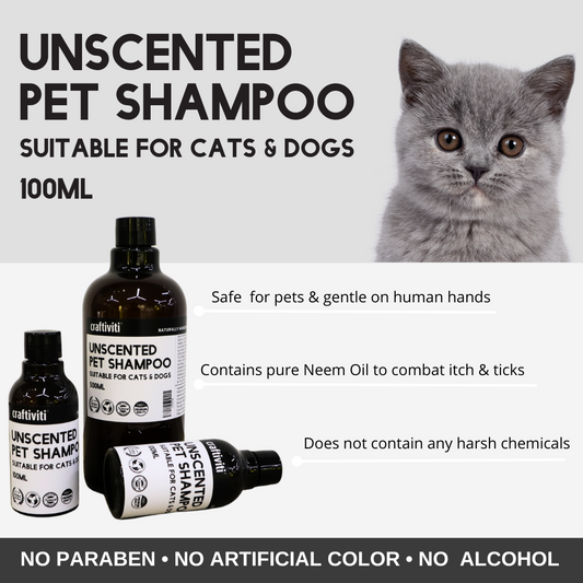 Unscented Natural Pet Shampoo