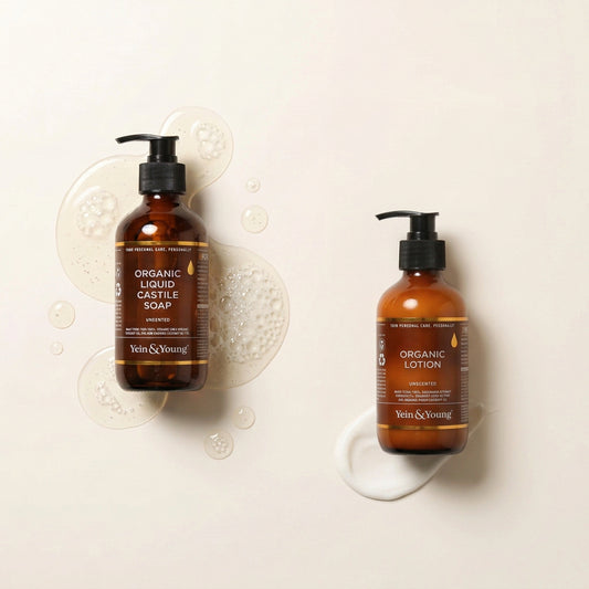 Yein&Young Organic Skincare Set Malaysia | Natural Lotion & Liquid Castile Soap