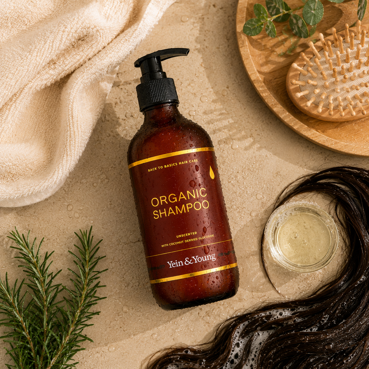 Yein&Young Organic Shampoo - Unscented - 500ml