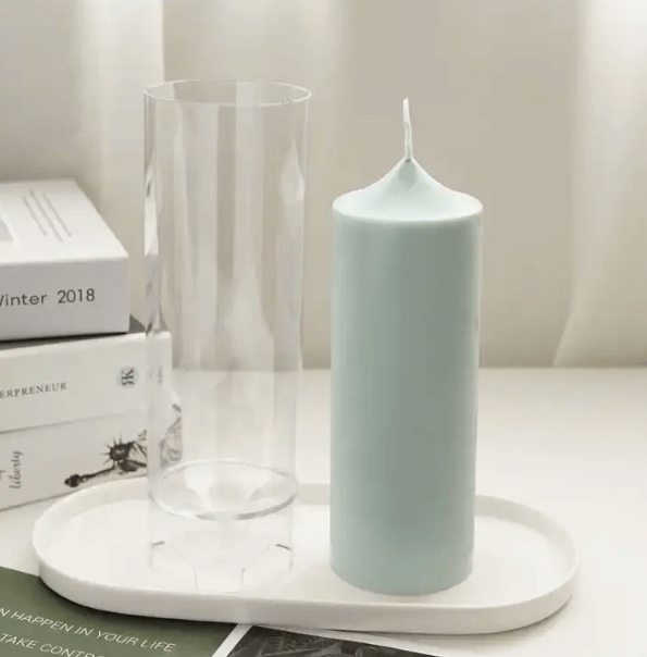 Acrylic Round Pillar Candle Mold