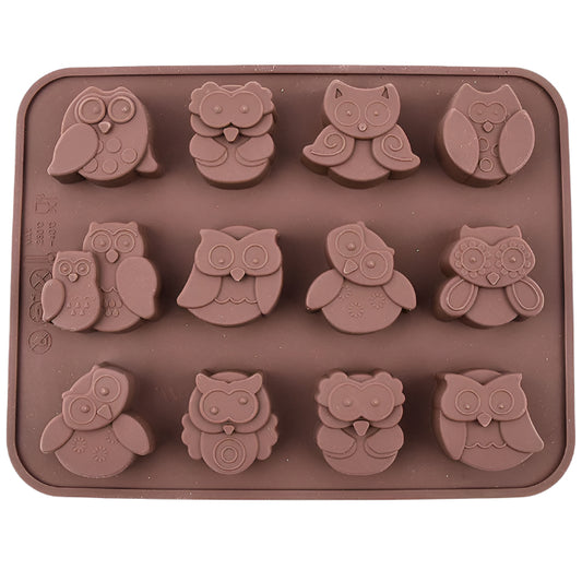 Owl Silicone Mold - 12pcs