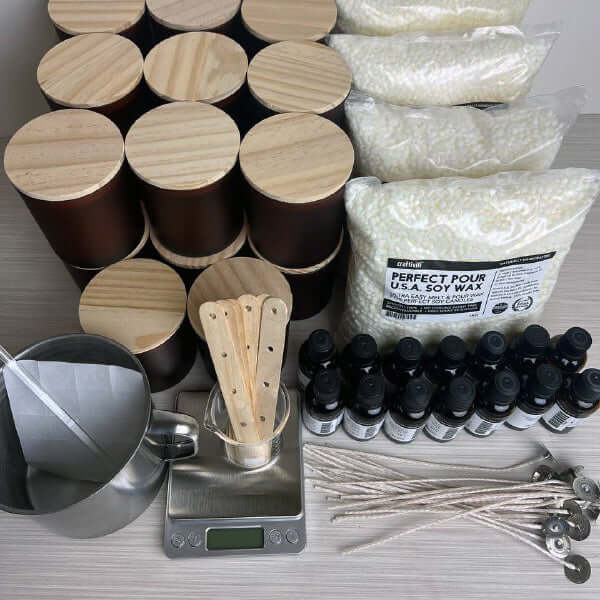 Business Startup Kit 1 - 20pcs x 180g Soy Wax Candles