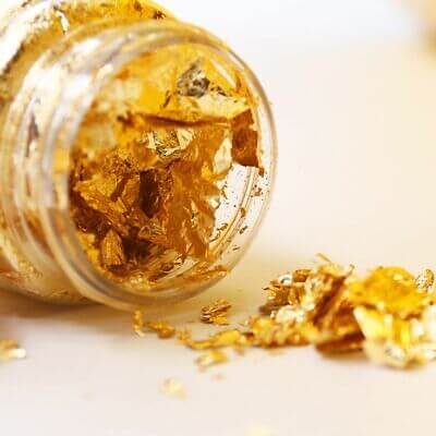 Gold Leaf Flake (Jar) - 2g