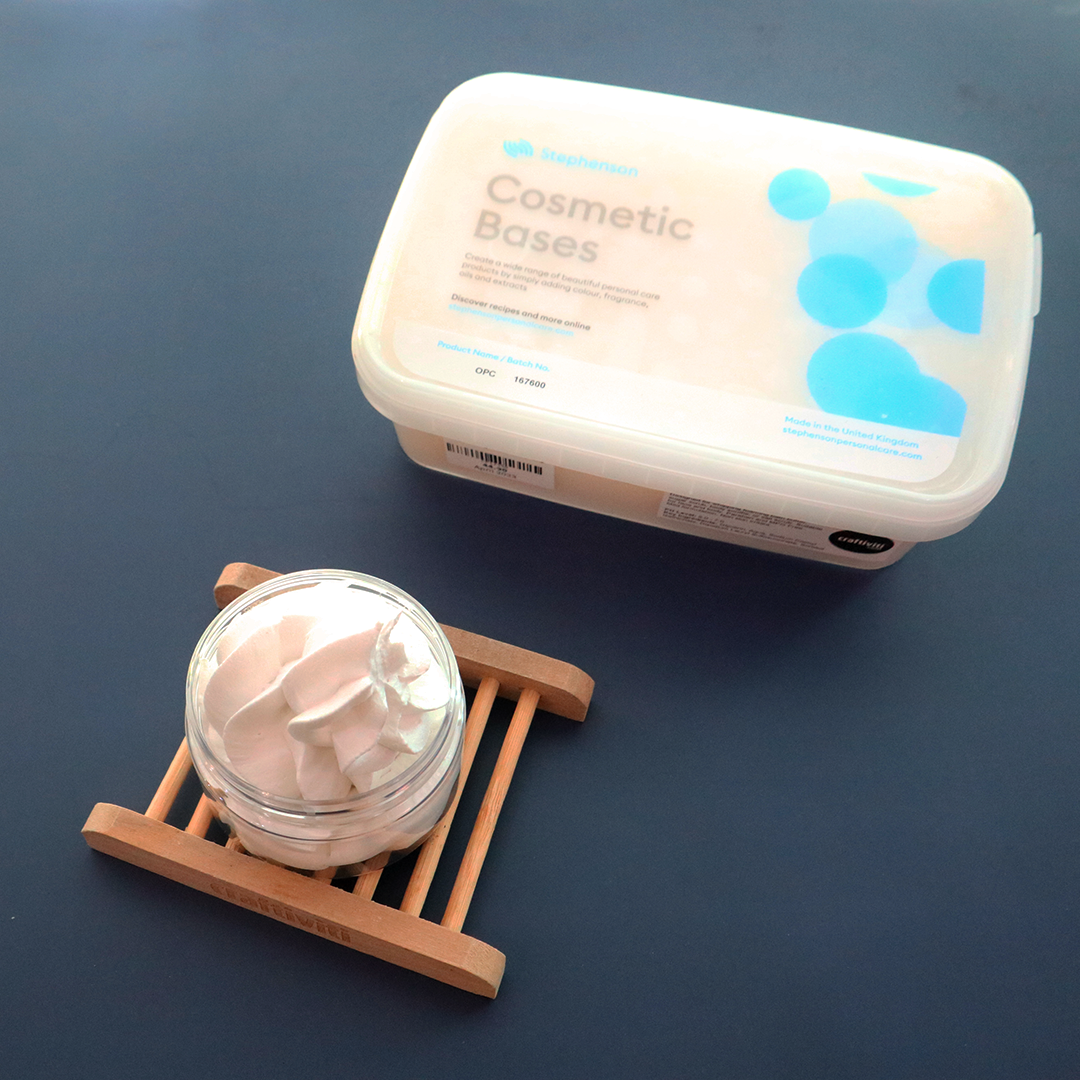 Stephenson OPC Cosmetic Soap Base (Foaming Bath Butter) - 1kg Ingredients - Craftiviti