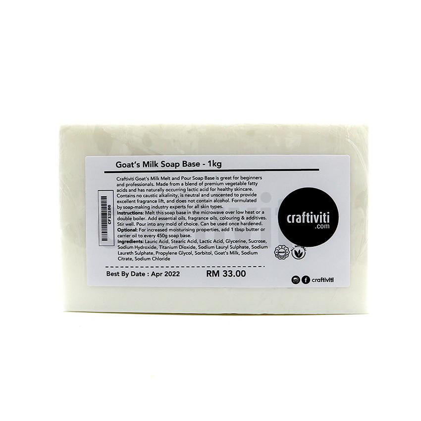 [BUNDLE] Goat's Milk Soap Base - 12kg Ingredients - Craftiviti