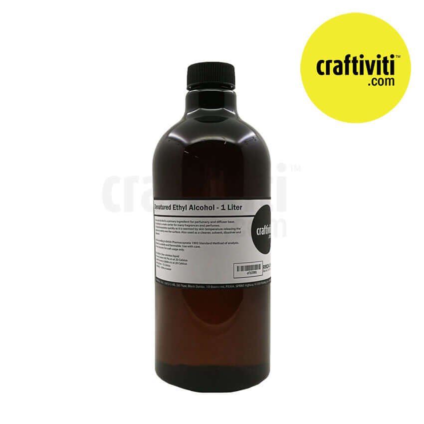Denatured Ethyl Alcohol / Ethanol (DEA) - 96.7% Perfume Alcohol Ingredients - Craftiviti