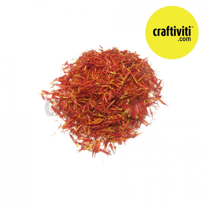 Safflower Petals - 50g Ingredients - Craftiviti