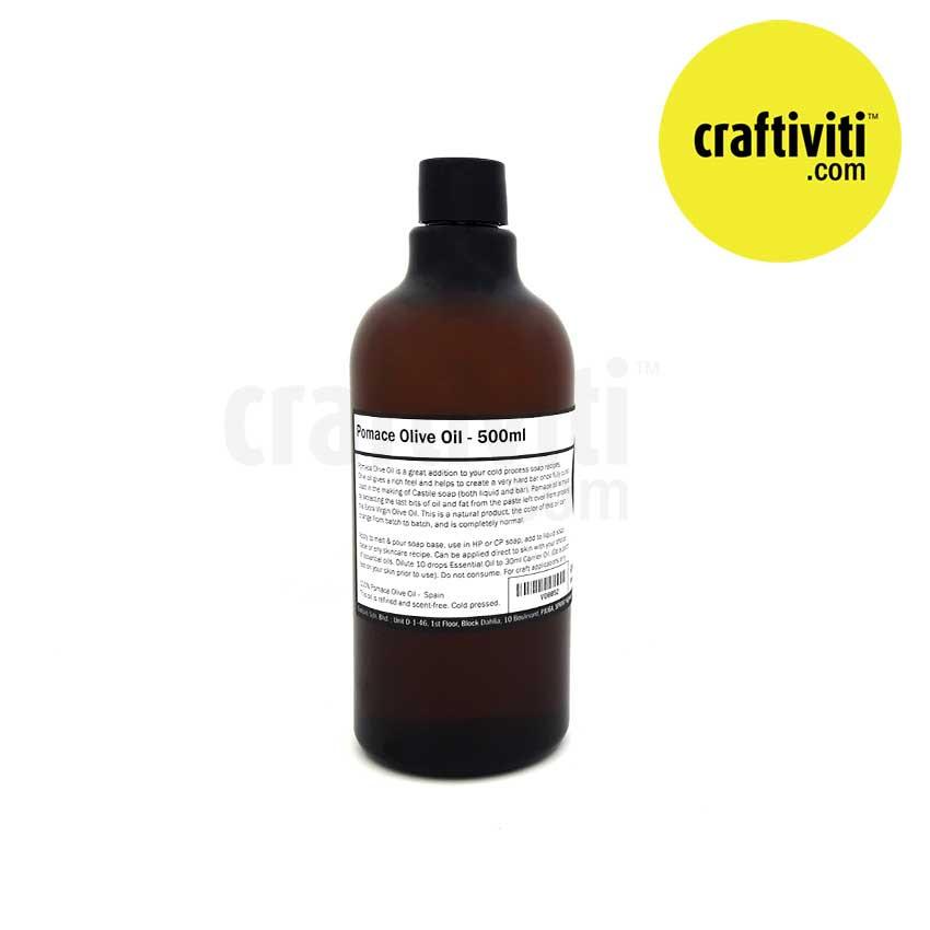 Pomace Olive Oil (Spain) - Cosmetic Grade Carrier Oil - Craftiviti