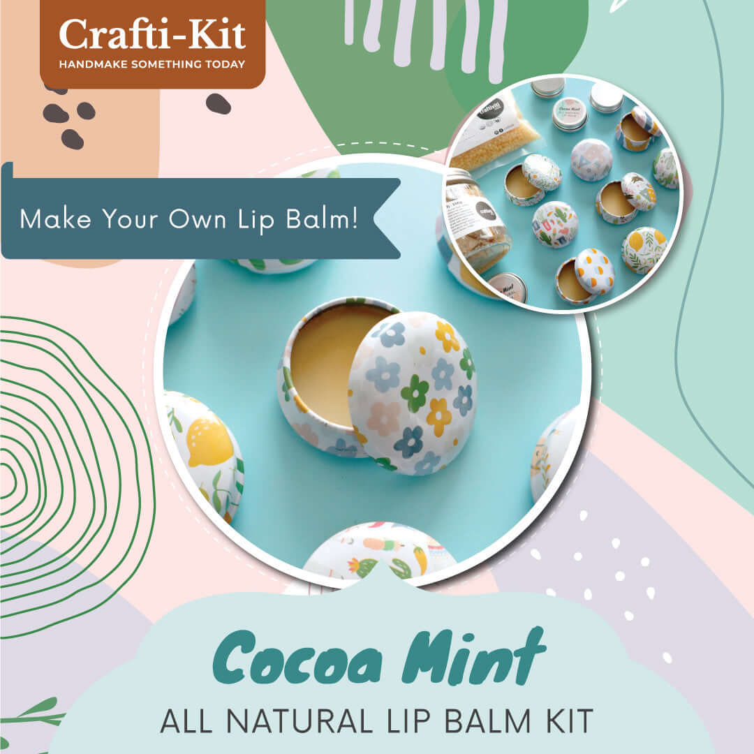 Crafti-Kit - Cocoa Mint Lip Balm Kit Kits - Craftiviti