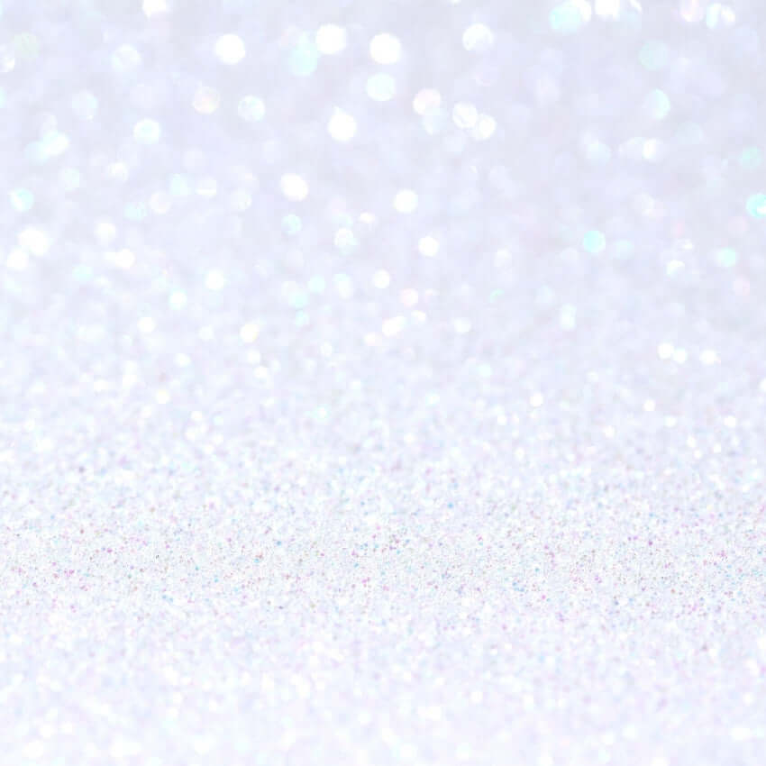 Cosmetic Glitter - Rainbow Lilac White - 10g
