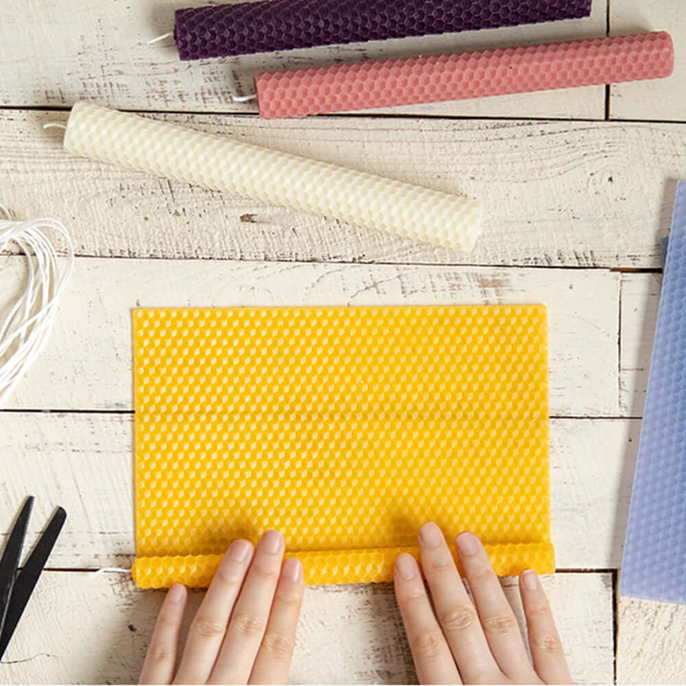 Assorted Colorful Beeswax Sheet - 10 Sheets