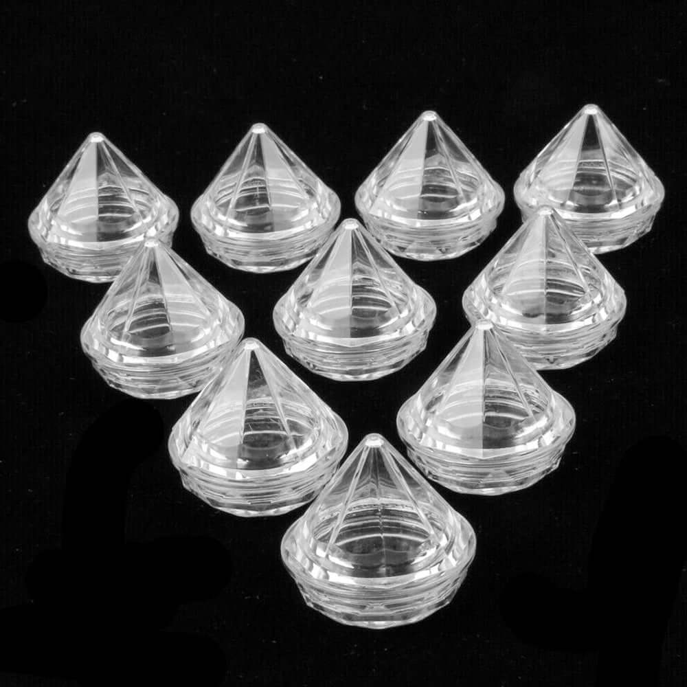 [BUNDLE] PET Jar - Diamond - 5g - 10pcs Packaging - Craftiviti
