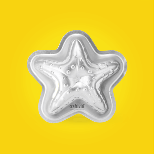 Bath Bomb Aluminium Mold - Starfish - 1 piece