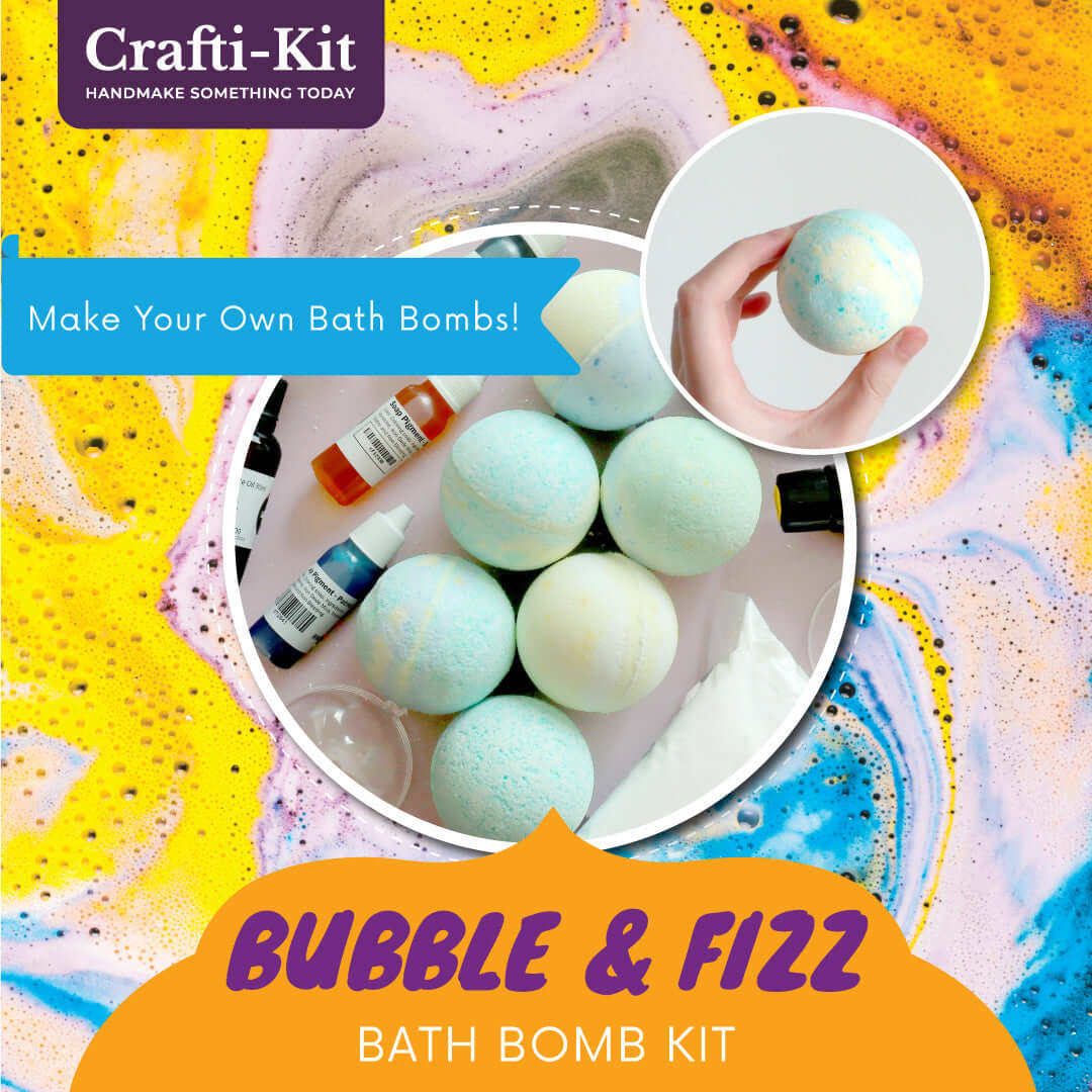 Crafti-Kit - Bubble & Fizz Bath Bomb Kit Kits - Craftiviti