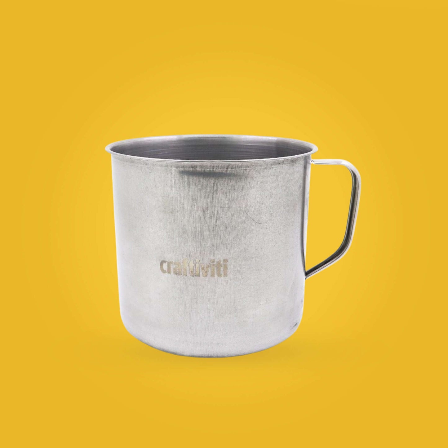 Craftiviti Stainless Steel Cup with Handle - 12cm(D)