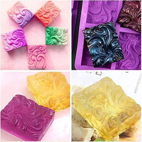 Swirls Silicone Mold - 4pcs