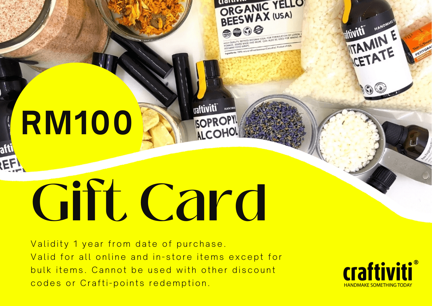 Craftiviti Gift Card RM100 Gift Cards - Craftiviti