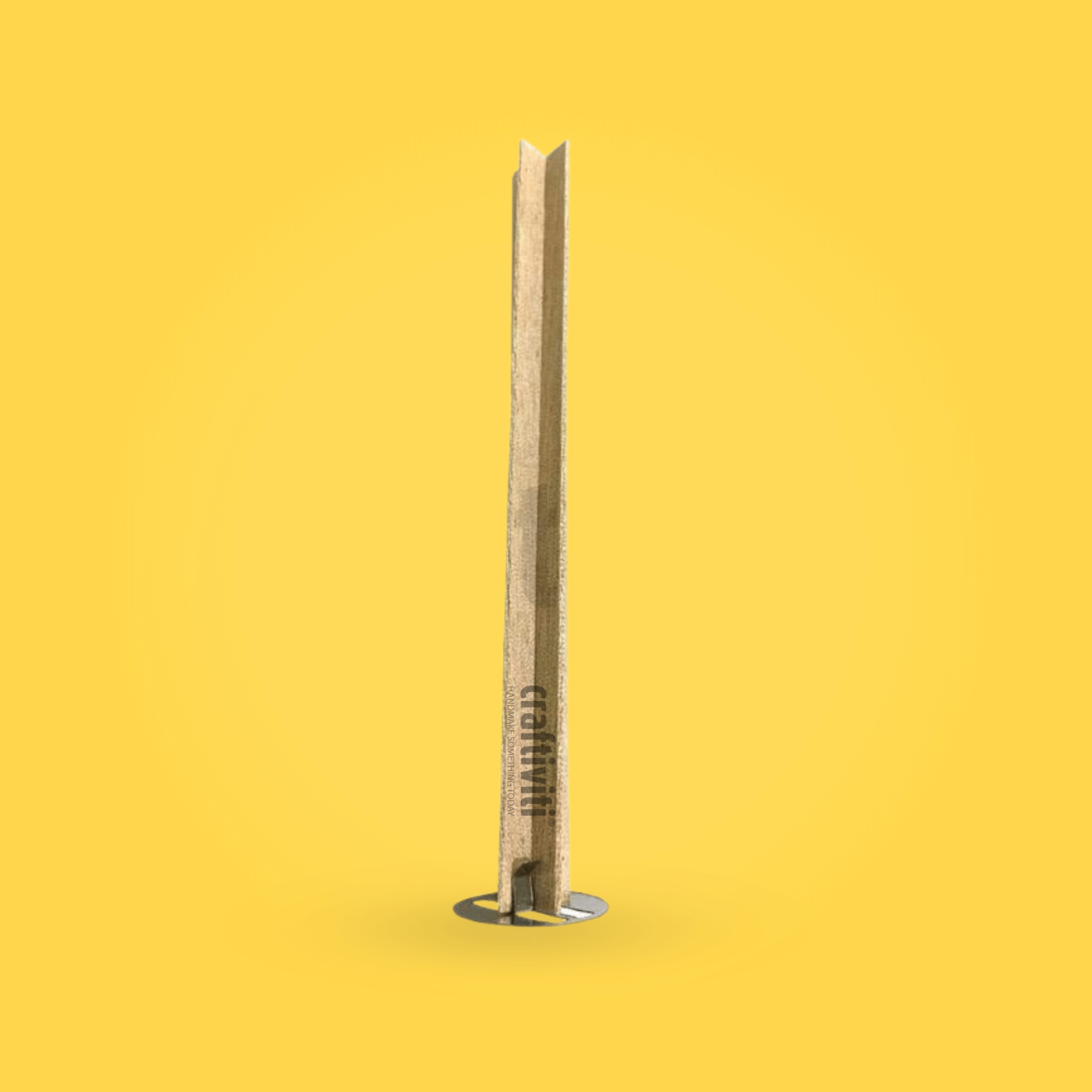 Cross Wooden Candle Wick & Stand - 13cm(L) - 5pcs Tools - Craftiviti