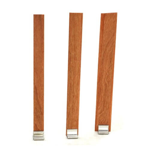 Double Candle Wood Wick & Stand - 10pcs Tools - Craftiviti