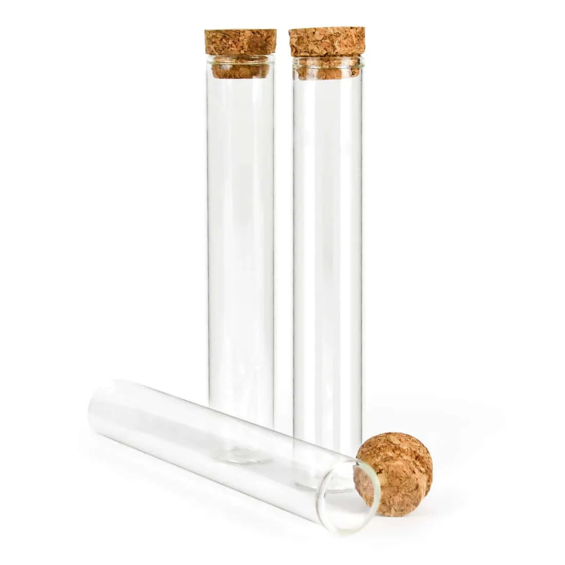 Glass Container - Cork Cap - Clear - 100ml