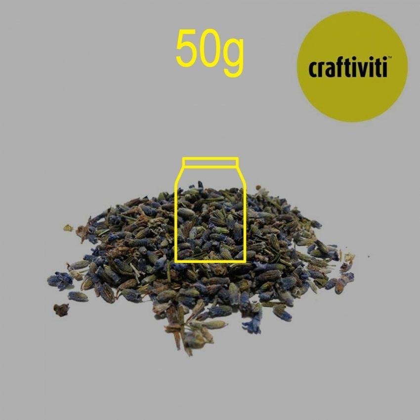 Lavender Flower Buds 50g Ingredients - Craftiviti
