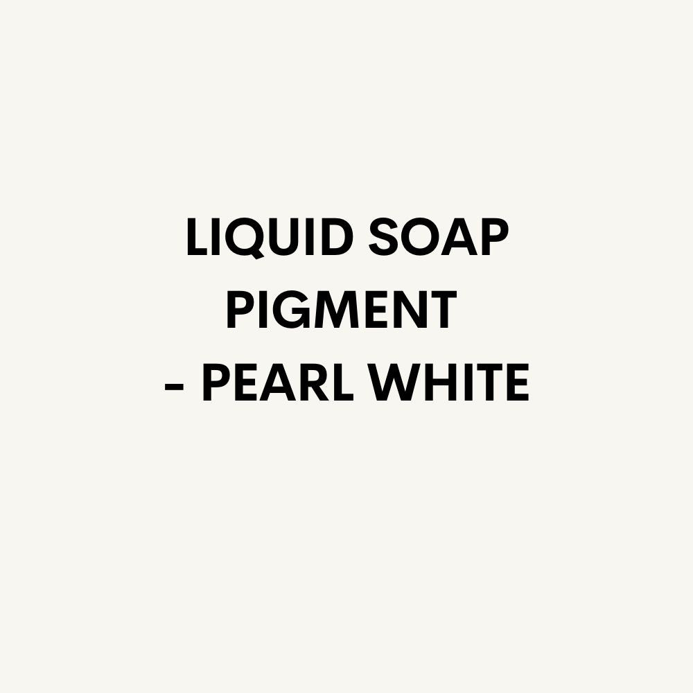 Liquid Soap Pigment 100ml - Pearl White