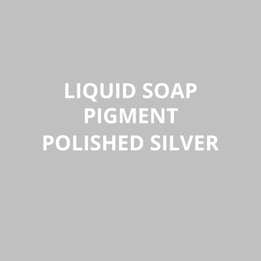 Liquid Soap Pigment 100ml - Polished Silver