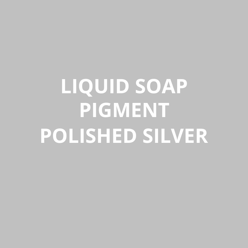Liquid Soap Pigment 100ml - Polished Silver