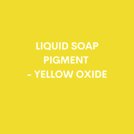 Liquid Soap Pigment 100ml - Yellow Oxide