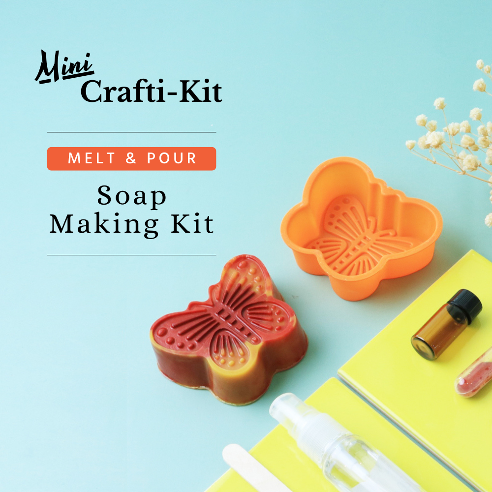 Mini Crafti-Kit - Melt & Pour Butterfly Soap Making Kit