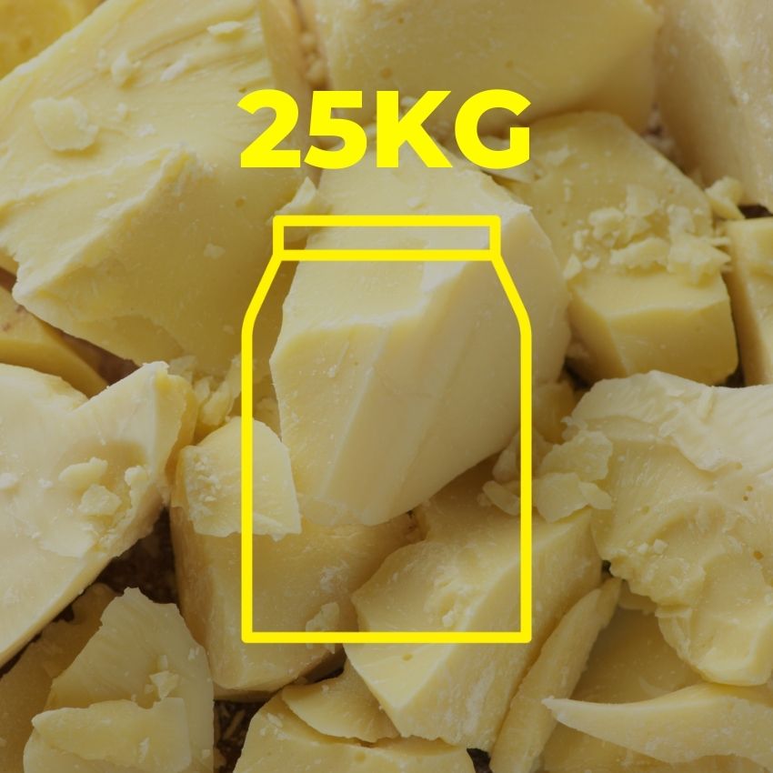 Pure Prime Pressed Virgin Cocoa Butter (Unrefined) - 25kg