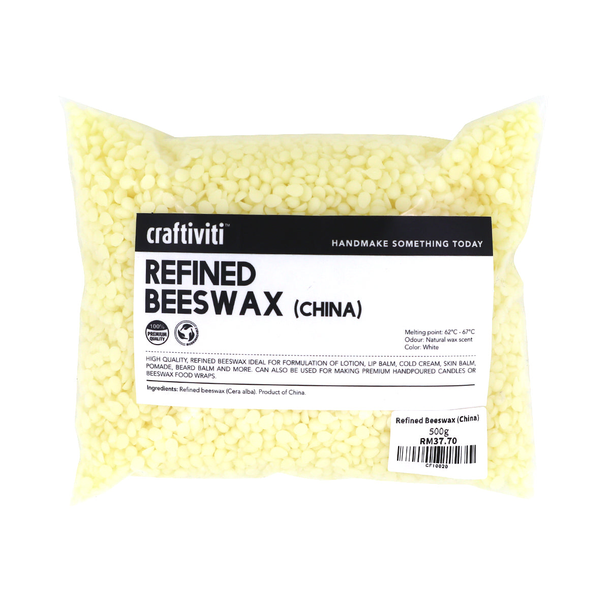 Refined Beeswax (China) Ingredients - Craftiviti