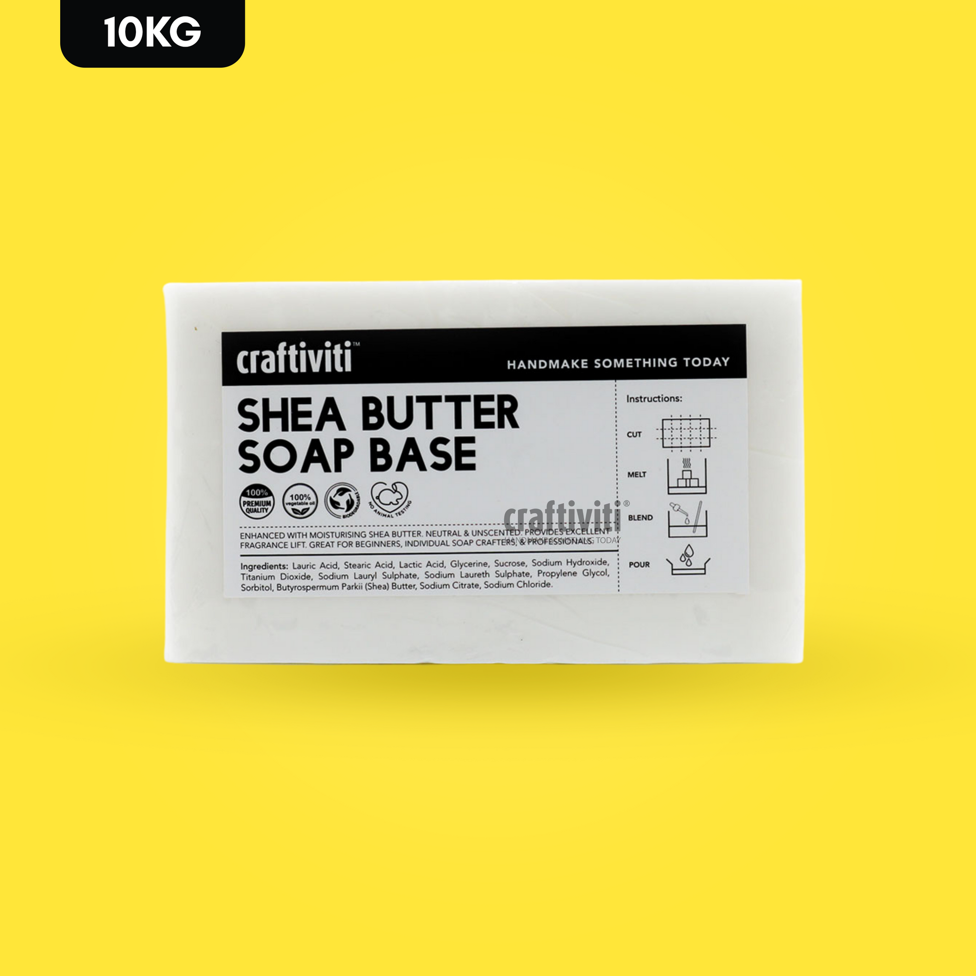 [BUNDLE] Shea Butter Soap Base - 10kg