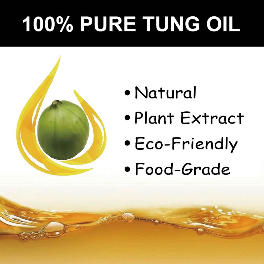 Tung Oil (China Wood Oil) - Cold Pressed Ingredients - Craftiviti