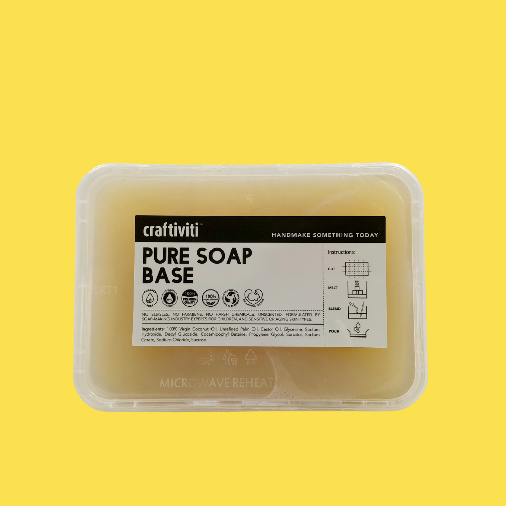[Bundle] Pure Soap Base - SLS/SLES Free - 12kg Ingredients - Craftiviti