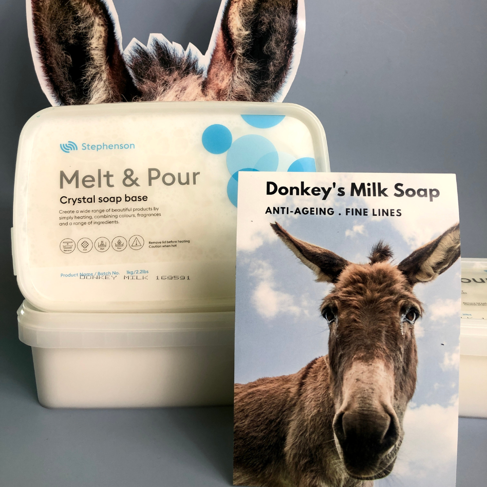Stephenson Crystal Donkey Milk Soap Base