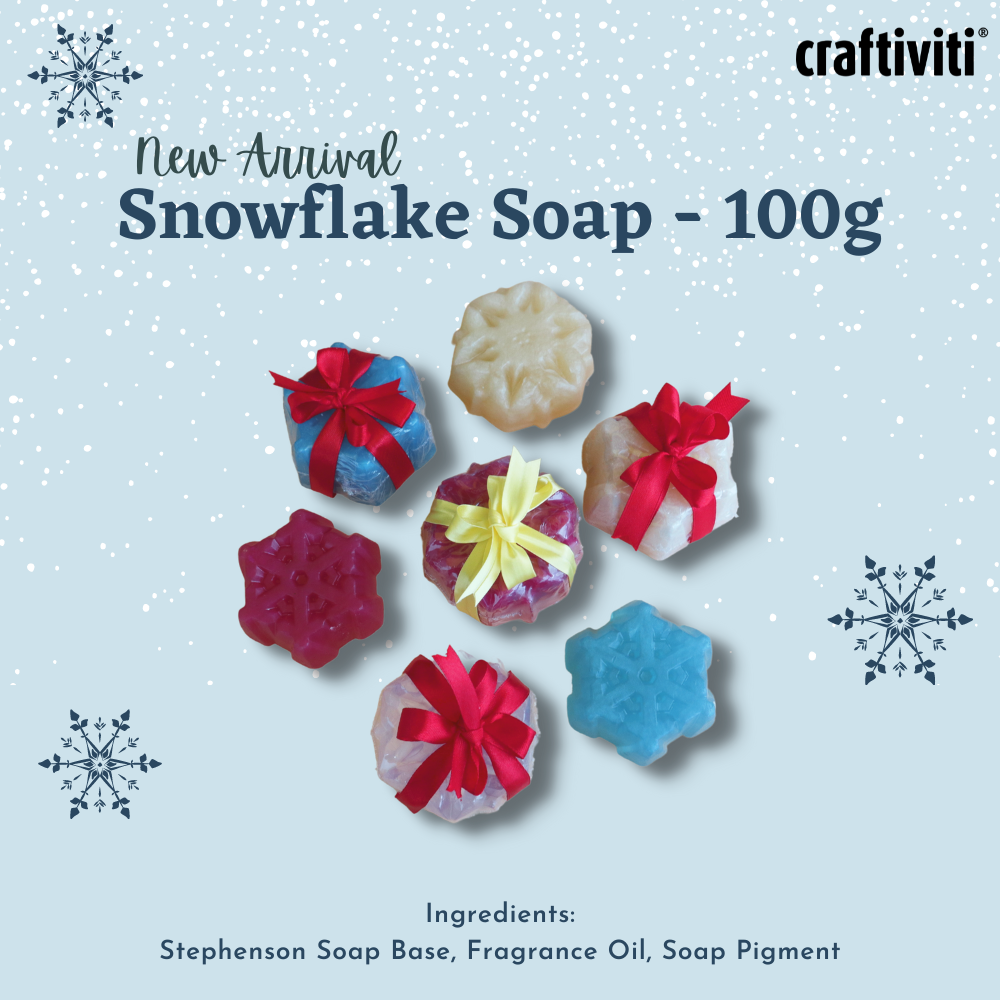 Snowflake Soap - 100g - Craftiviti