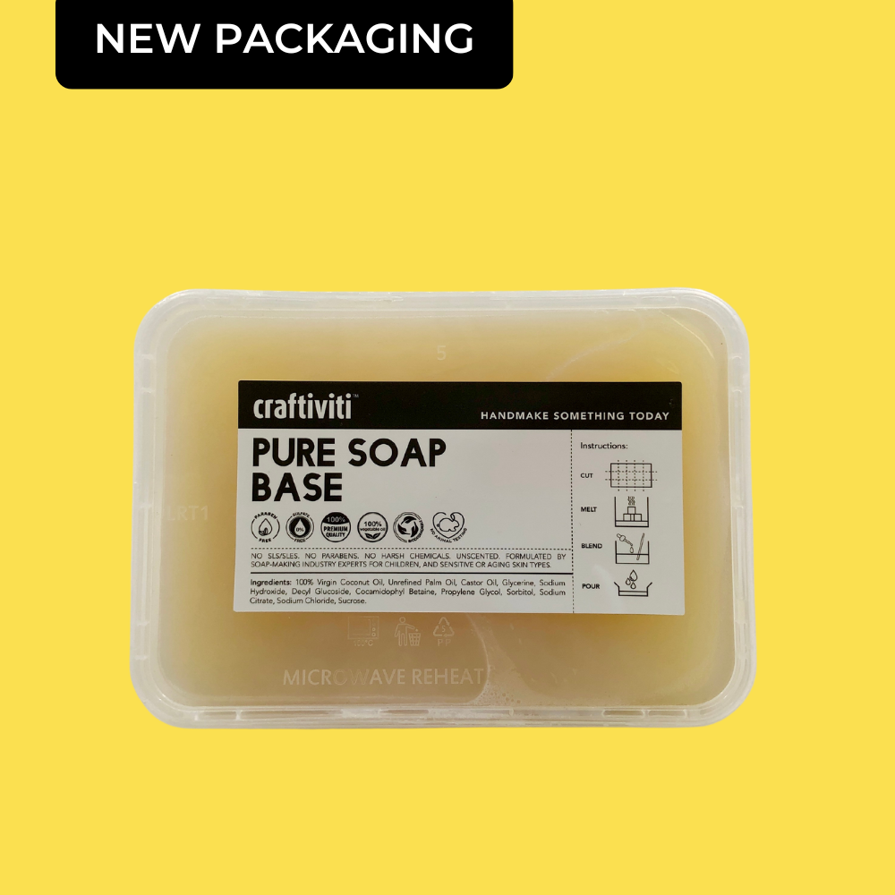 [Bundle] Pure Soap Base - SLS/SLES Free - 12kg Ingredients - Craftiviti