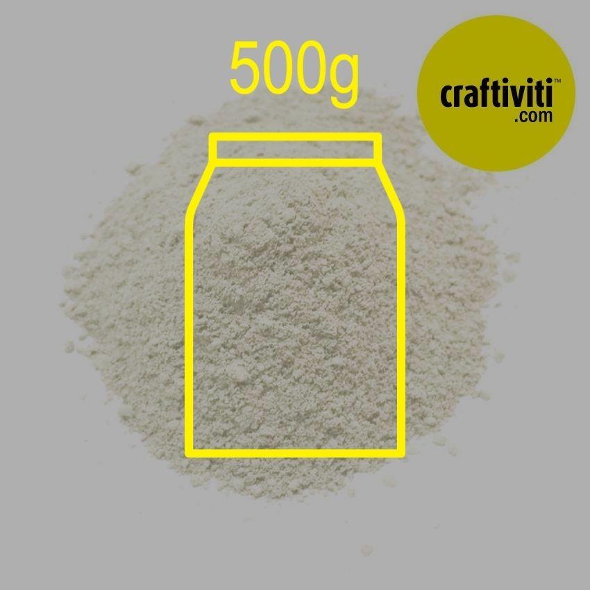 White Kaolin Clay (USA) 500g Ingredients - Craftiviti