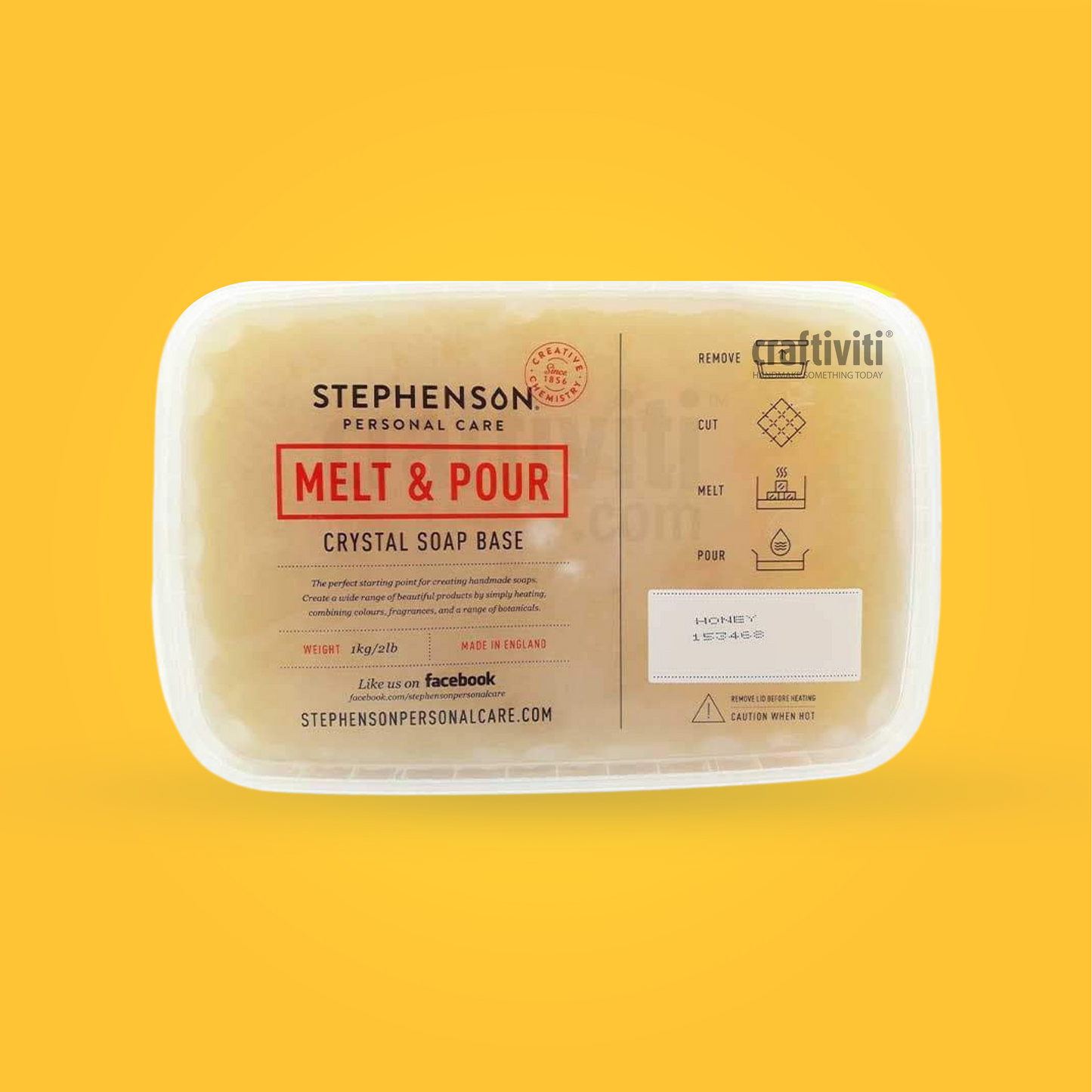 Stephenson Crystal Honey Soap Base
