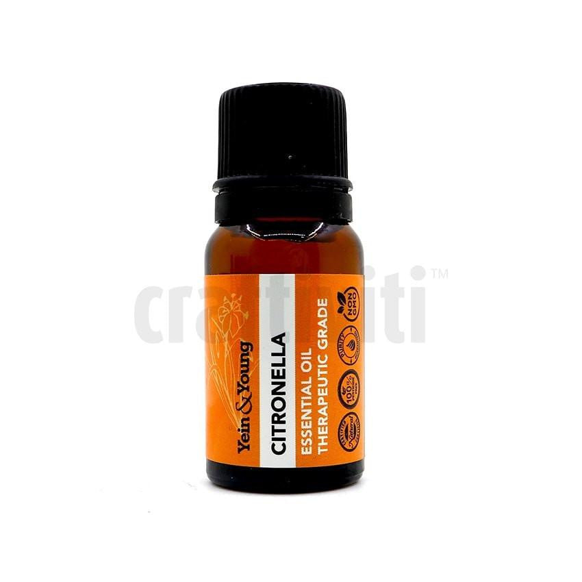 Yein&Young Citronella Essential Oil - 10ml Ingredients - Craftiviti