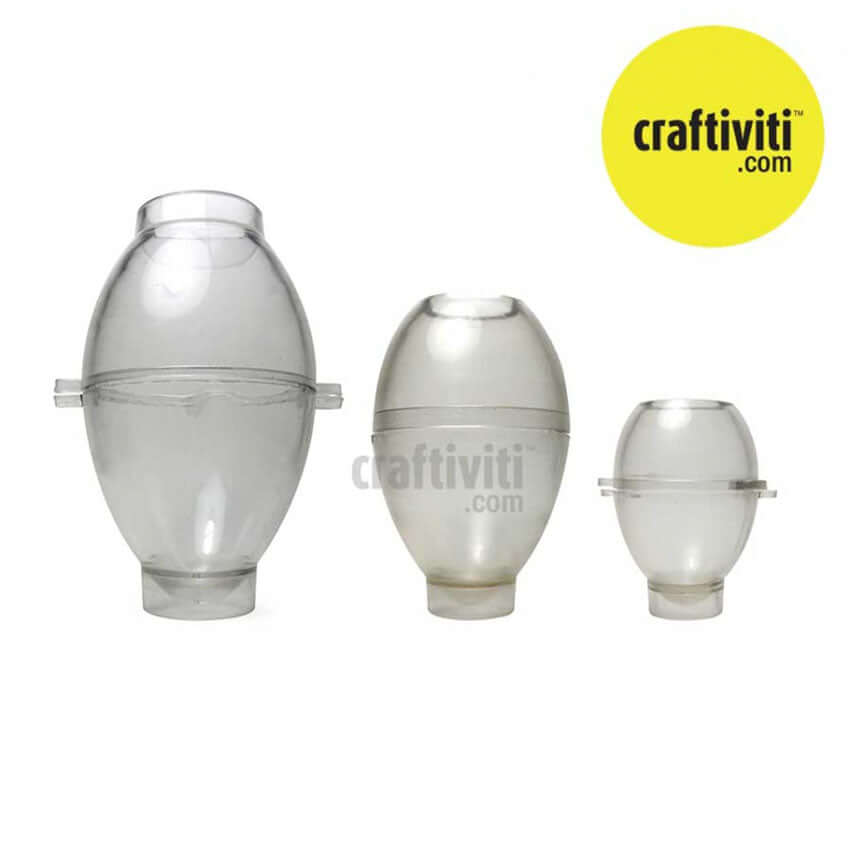 Acrylic Egg Shape Candle Mold Molds - Craftiviti