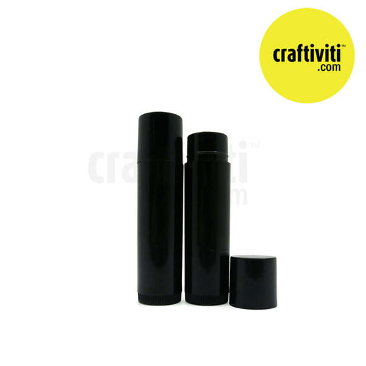 Black Lip Balm Tube - 5ml