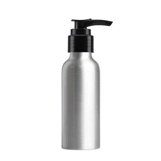 Aluminium Bottle Black Pump - 100ml